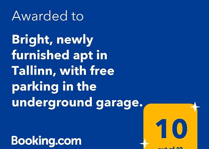 Apartamento Newly Furnished In Tallinn With Free Parking In The Underground Garage Kesklinn